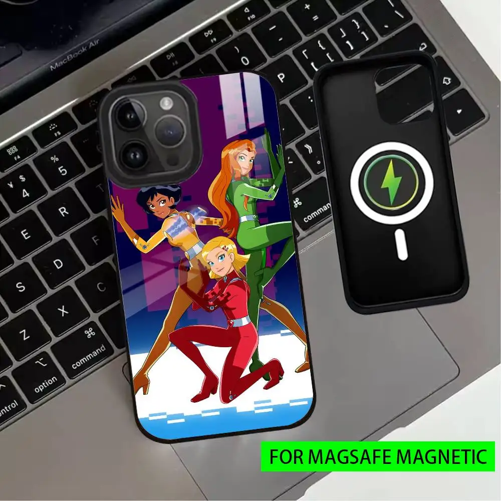 Cool gIrl T-Totally S-Spies Phone Case For iPhone17,16,15,14,13,12,11 Plus,Pro Magnetic with Magsafe Wireless Charging