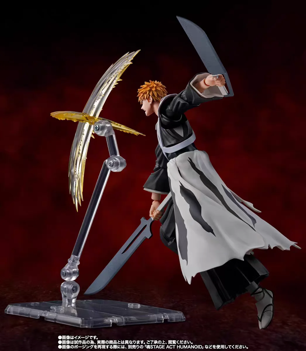 Na Stanie 100% Oryginalny Bandai Sh Figuarts Shf Bleach Souls Limited Ichigo Kurosaki Figurka Kolekcjonerska Model Dekoracja