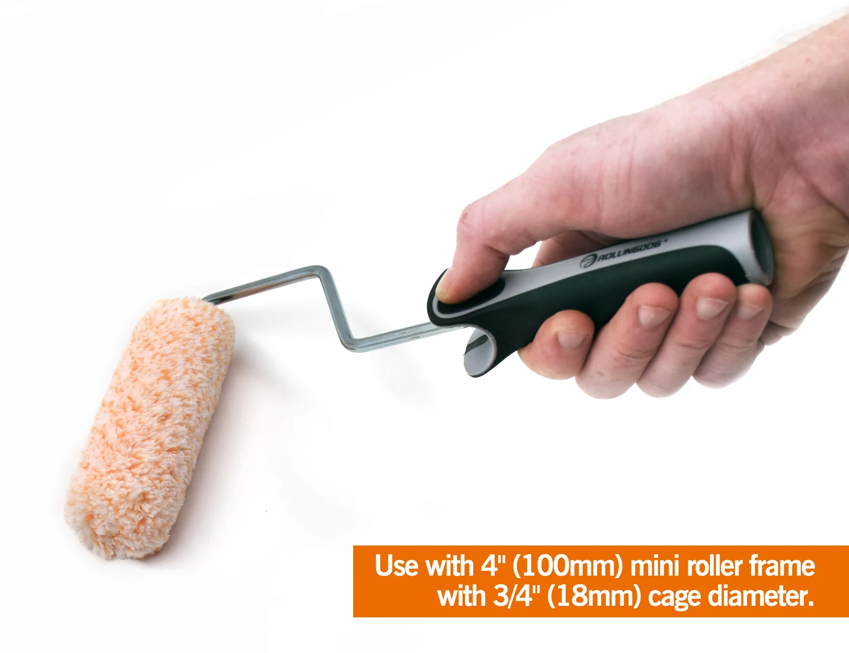 Rollingdog 4 Inch Jumbo Mini Paint Roller Covers 4
