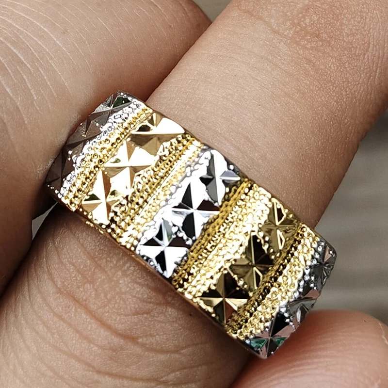 Saudi Arabia Wedding Gold Color Rings For Women Dubai Bride Gift Ethiopian  Africa Bangle Arab Wedding jewelry Bijoux Dubai Ring