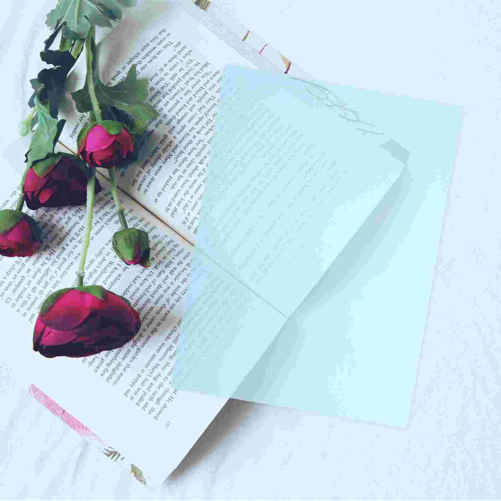 8 Pcs Transparent Bookmark Reading Tracking Rulers Highlight Bookmarks Pvc for Kids Students Strips