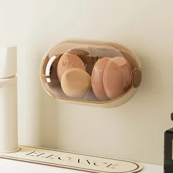 UFORU cosmetics storage box Perforation-free wall hanging with lid ash-proof mildew breathable beauty egg storage box
