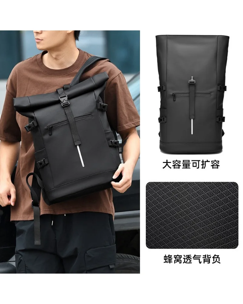 Outdoor travel large-capacity leisure schoolbag waterproof computer bag business trip backpack new backpack men