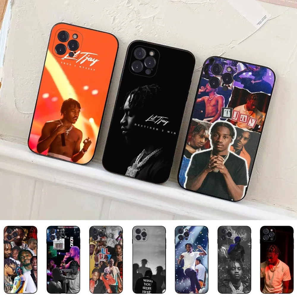 Funda de silicona suave para teléfono móvil, carcasa de rapero Lil Tjay para iphone 15 14 13 12 11 Pro Mini XS MAX 8 7 6 Plus X XS XR