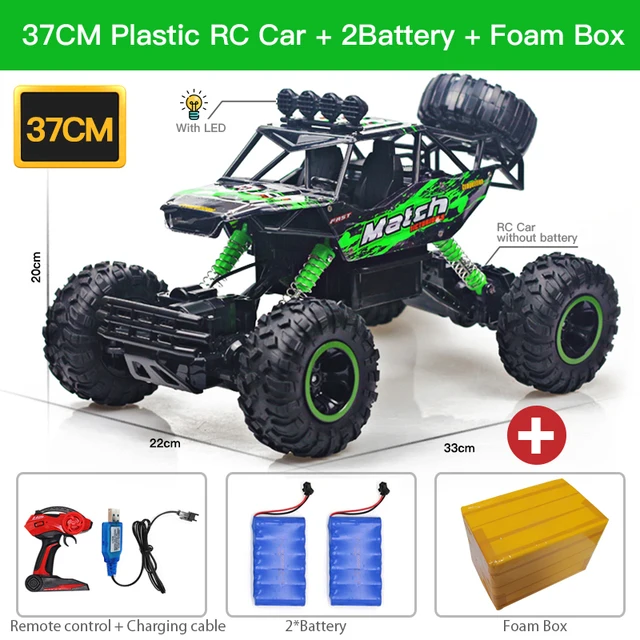 ZWN 1:12 / 1:16 4WD RC Car With Led Lights 2.4G Radio Remote