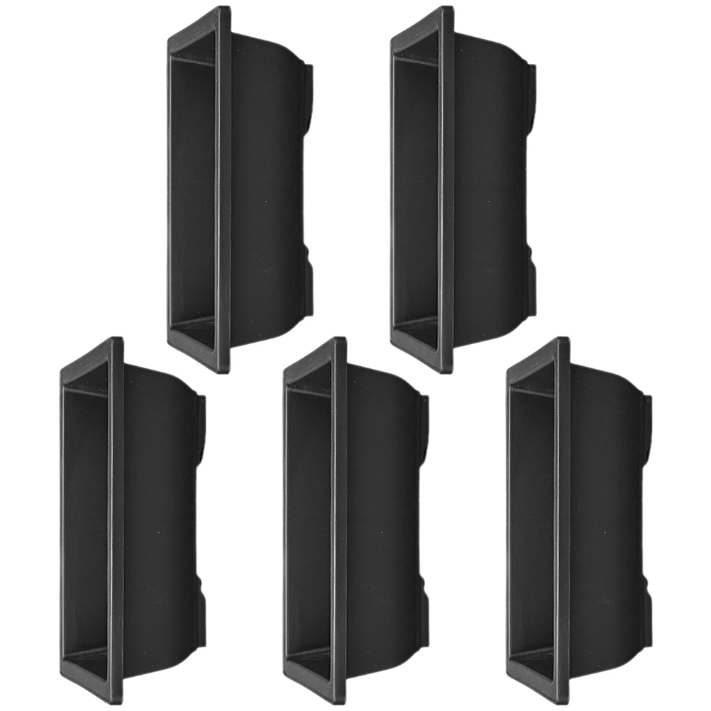 

5pcs Rectangular Plastic Flowerpots Large Gardening Bonsai Planting Pots No Trays Household Office Balcony Garden Use Reusable