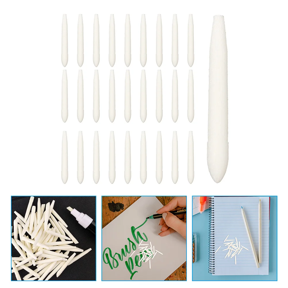 30 Pcs Fine Tip Paint Pen Refill Student Long Marker Marking Fiber Touch Sign Oil Tips