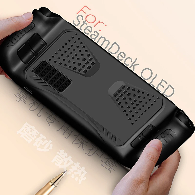 Защитный чехол для Steam Deck OLED, утолщенная силиконовая защита для аксессуаров, мягкий чехол, полная защита кожи
