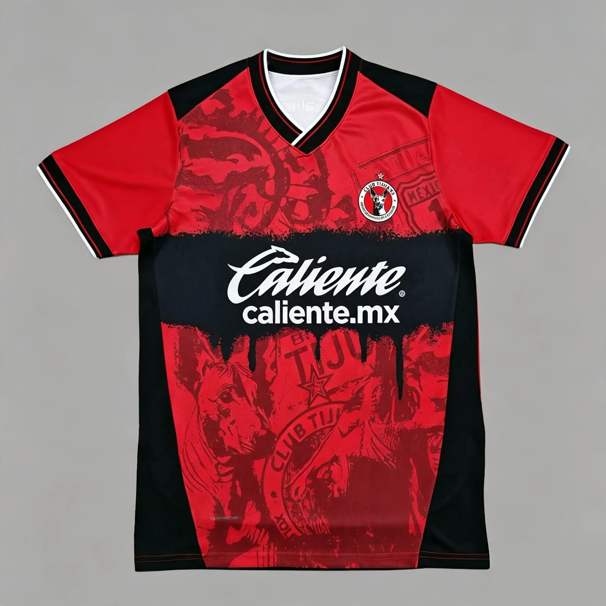 2627 New Tijuana Fan Commemorative Football Jersey 3D Printed Quick Drying Sports Casual Men's Top T-shirt Short Sleeved