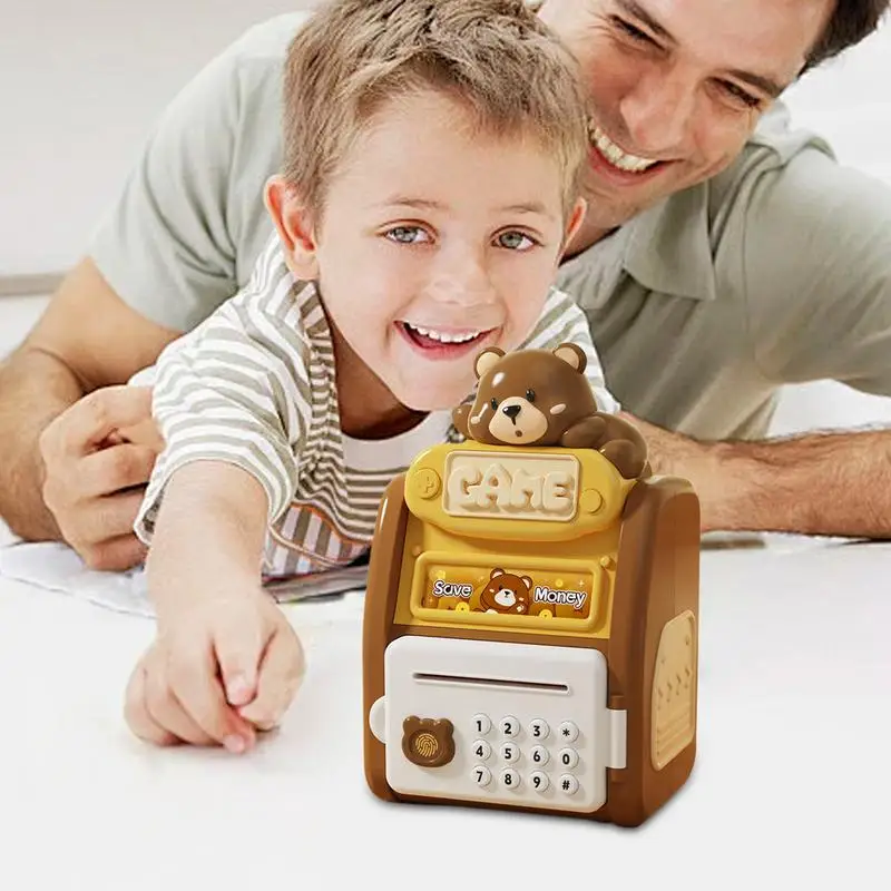 Boîte de rangement d'argent en forme de dessin animé mignon pour enfants, tirelire, pièce de monnaie, chambre d'enfant, salon, enfants