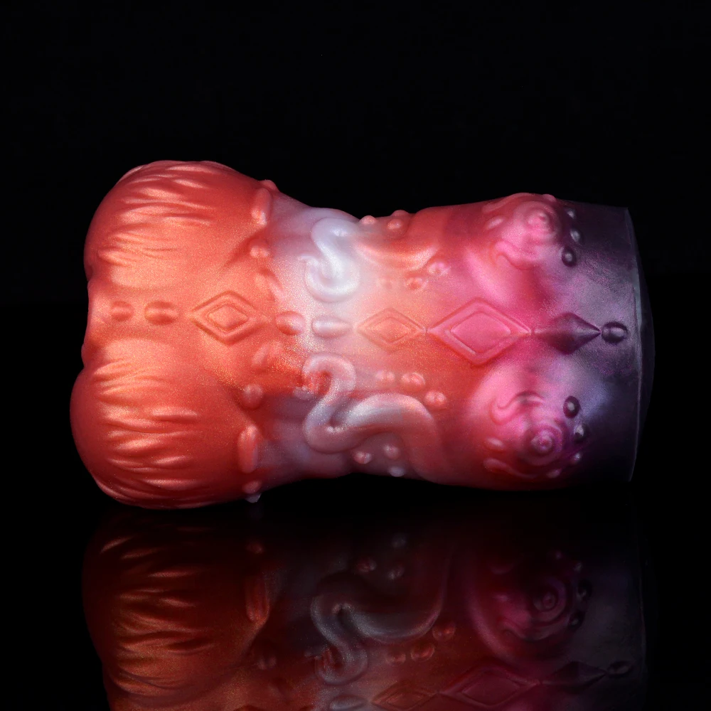 GEEBA Male Masturbator Soft Pocket Pussy Stroker Adult Sex Toys with Realistic Textured Men's Penis Exerciser Realistic Vaginal