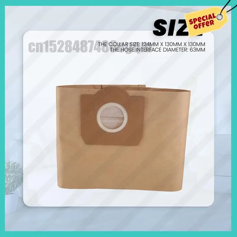 -ABJZ 15Pcs Dust Bag For KARCHER WD3 Premium WD 3,300 M WD 3,200 WD3.500 P 6,959-130 Vacuum Cleaner