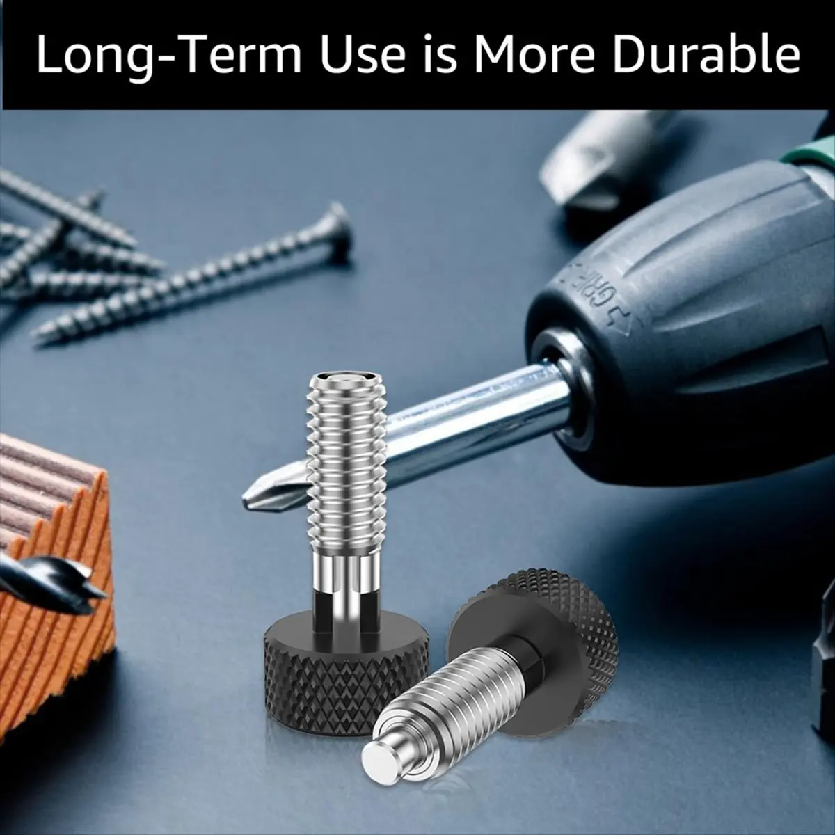 

A58Z 4Pcs Hand Retractable Spring Plunger with Knurled Handle Stainless Steel Lock Out M6 Type Release Pins