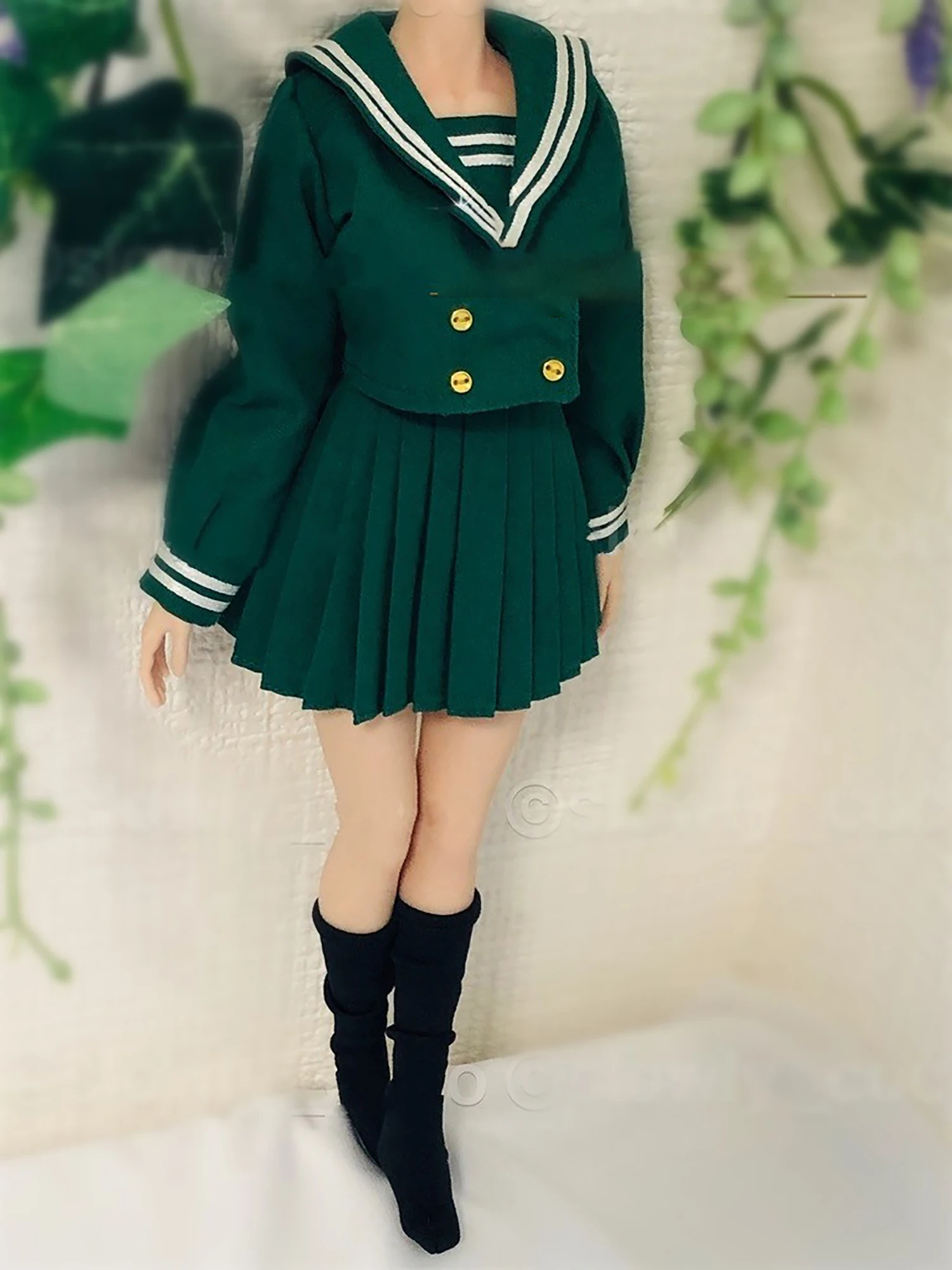 1/6 College Style Student Girl School Uniform Clothes Model Fit For 12'' TBLeague Action Figure