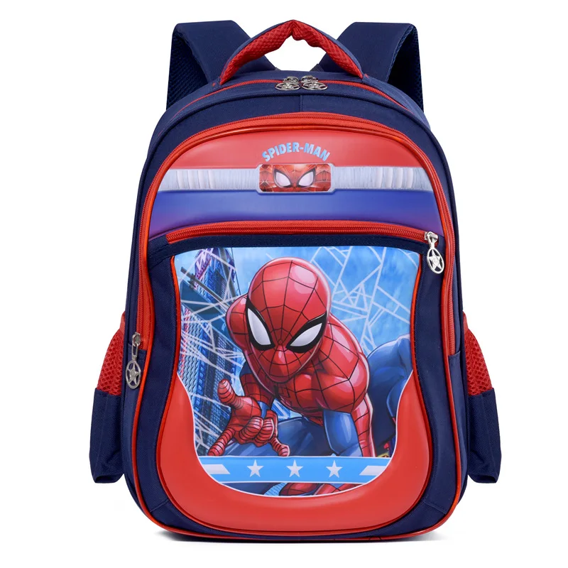 Disney mochilas escolares para meninos e meninas, Frozen, Elsa, Anna, Spider Man, mochila ortopédica no ombro, presentes para estudante primário, novos