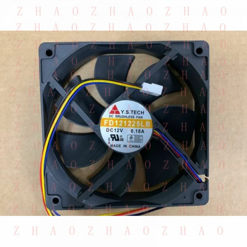

L+ for Y.S.TECH FD121225LB Double ball inverter fan DC12V 0.18A 120*120*25mm 4pin