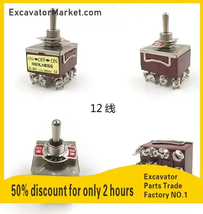 CAT 312C 320D 319D 318D 324D 325D 329D 330D 336 Excavator 3046 3054 3066 C-9 Engine As-toggle toggle Switch 283-3074 2833074