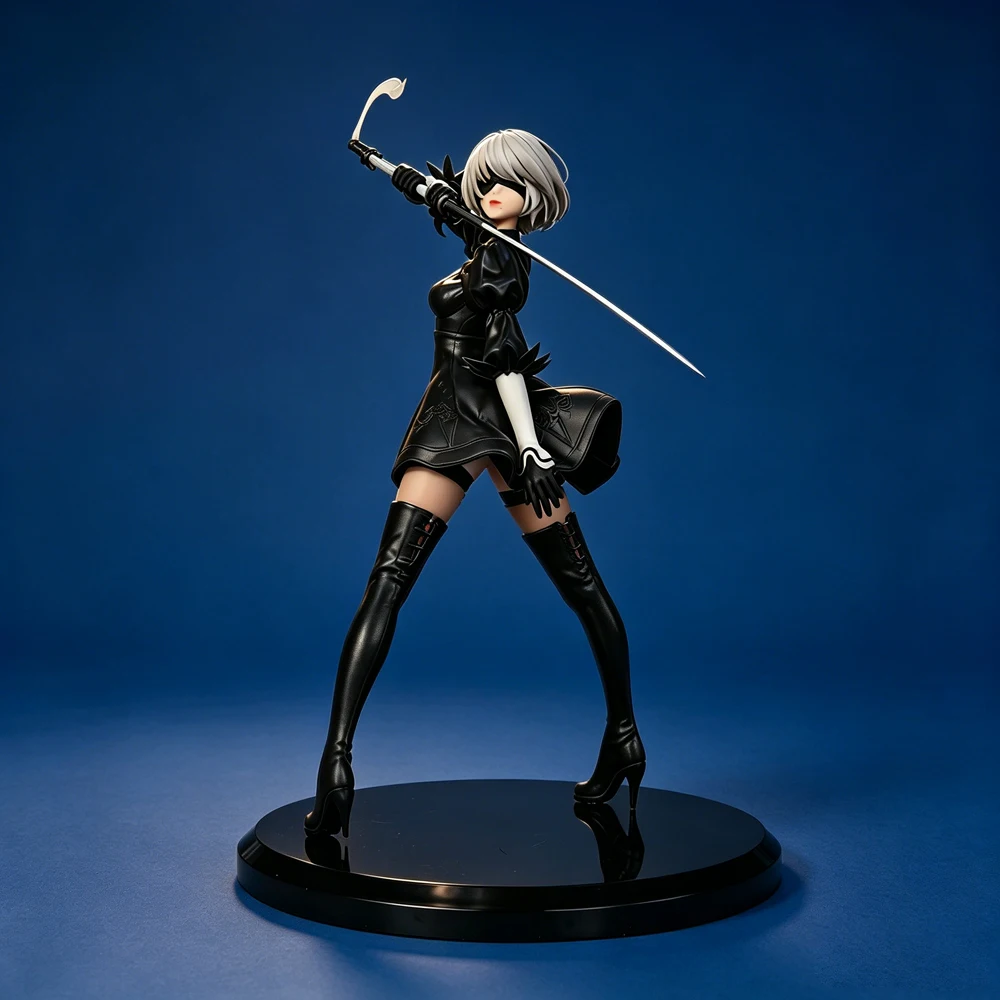 NEW 18cm Yorha 2B Black Anime Figure Collectible Action Figures Model Doll Gift
