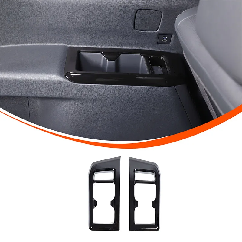 

For Toyota Land Cruiser Prado 250 Series 2024+ Car Third Row Both Sides Water Cup Decoration Frame Interior Accessories 2 Pcs