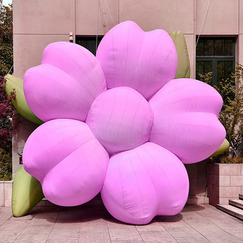 

Inflatable flowers, plant-shaped air models, with blowers, for outdoor shopping malls and squares' event decorations