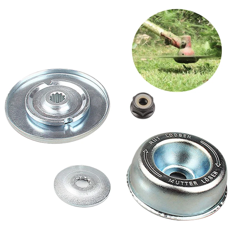 Kit de mantenimiento de desbrozadora para Stihl FS120/200/250/FS120, accesorio adaptador de cuchilla, accesorios de herramientas eléctricas de jardinería, 4 Uds.