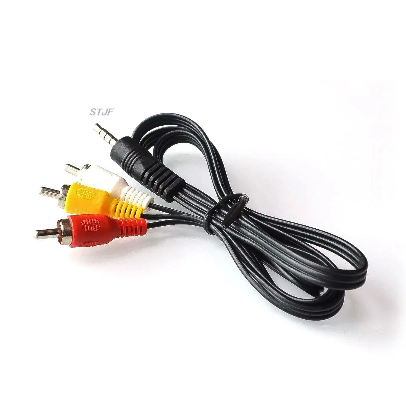 60cm 3.5mm Jack Plug Male to 3 RCA Adapter High Quality 3.5 to RCA Male Audio Video AV Cable Wire Cord