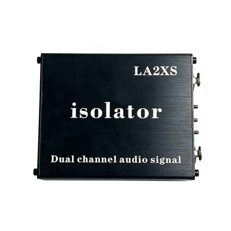 1Pcs Audio Isolator Noise Reduction Filter Eliminates Current Noise Dual-Channel 6.5 XLR Mixer Audio Isolator LA2XS