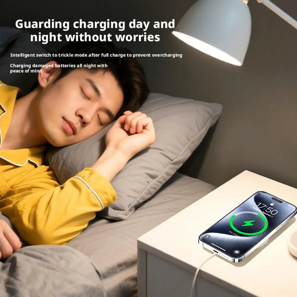 Magnetyczna podstawka ładująca do telefonu, uchwyt na telefon z magnetycznym ładowaniem bezprzewodowym, wspornik na telefon komórkowy do iPhone 17 Magsafe ﻿