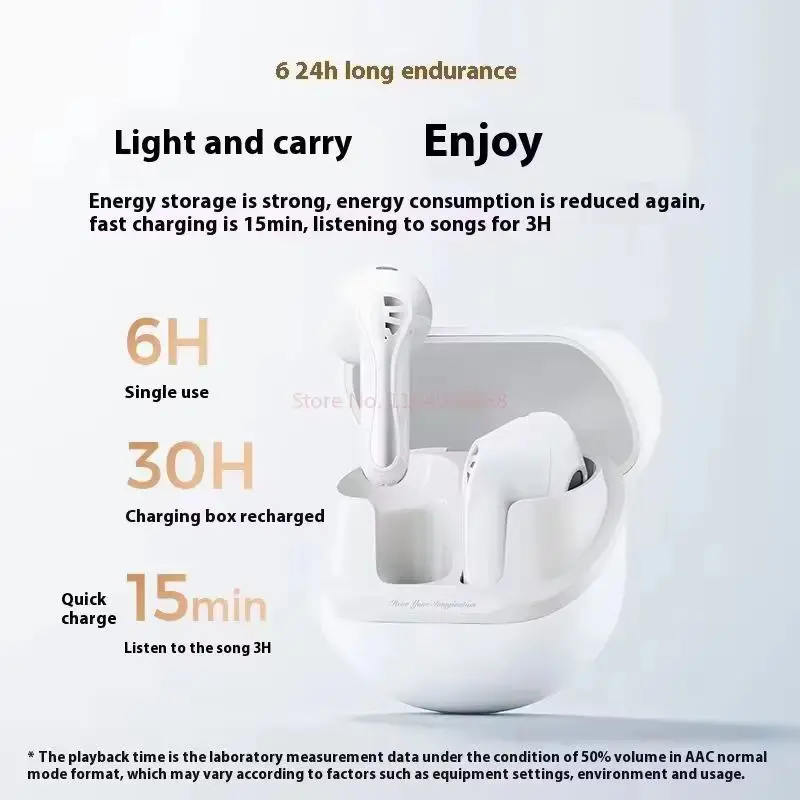 Soundpeats Air5 Lite سماعة بلوتوث للحد من الضوضاء نصف داخل الأذن نمط ملف ديناميكي سماعة الموسيقى مع ميكروفون مخصص