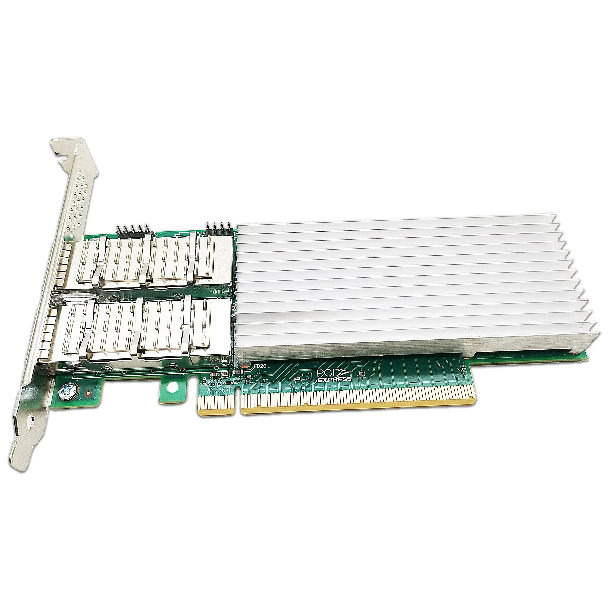 100Gb Ethernet Network Card E810-CQDA2 Dual-Port QSFP28, Compatible with Intel E810-CAM2 Chip, PCIe 4.0 X16 NIC Server Adapter