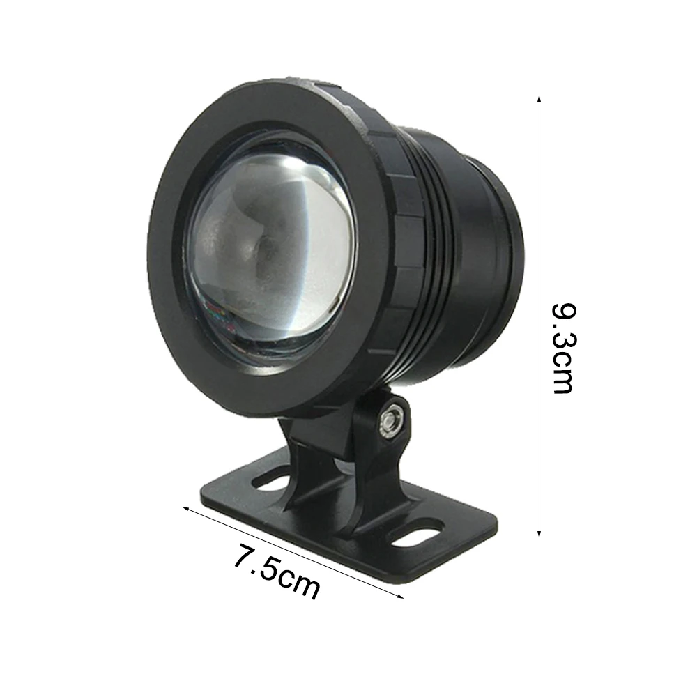 Luz de inundação subaquática LED RGB, piscina de fontes, lagoa, aquário, lâmpada de jardim ao ar livre, CA 110V, 220V, EUA, EU Plug, 10W, 15W