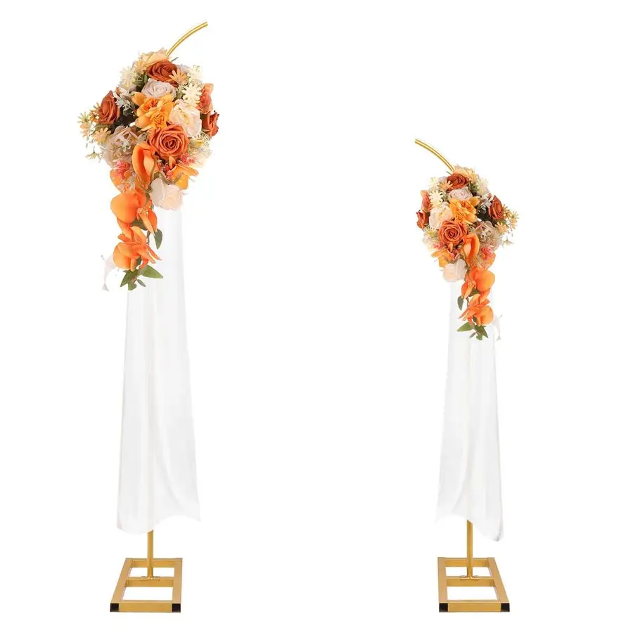 

Стойка для арки из воздушных шаров, набор из 2 штук, свадебная арка, цветочная арка-фон, цветочные свадебные арки для украшения церемоний