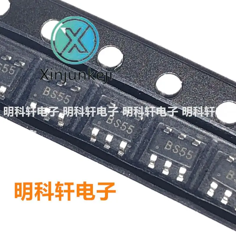 30Pcs Orginal Nieuwe ESDA6V1BC6 Zeefdruk BS55 SOT23-6 Elektrostatische Bescherming Diode Spot