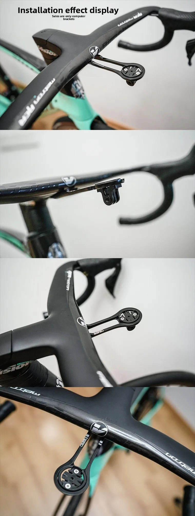 Ultra-Light 5D ACR Inteated Handlebar Brake Caliper meter Mount Garmin  Light Braet 26g Bicycle Cycling Equipment