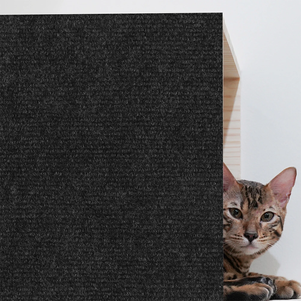 

Self-Adhesive Scratching Mat For Sofa Couch niture Replaceable Scratch Pad Indoor Cat Scratcher Waterproof Strong