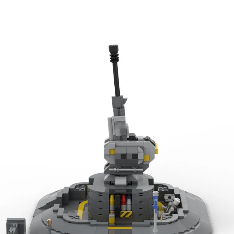 631PCS MOC Helldivers 2 SEAF Artillery Fight To Defend Protected Democracy In The Galaxy Model Building Blocks Bricks Stacking