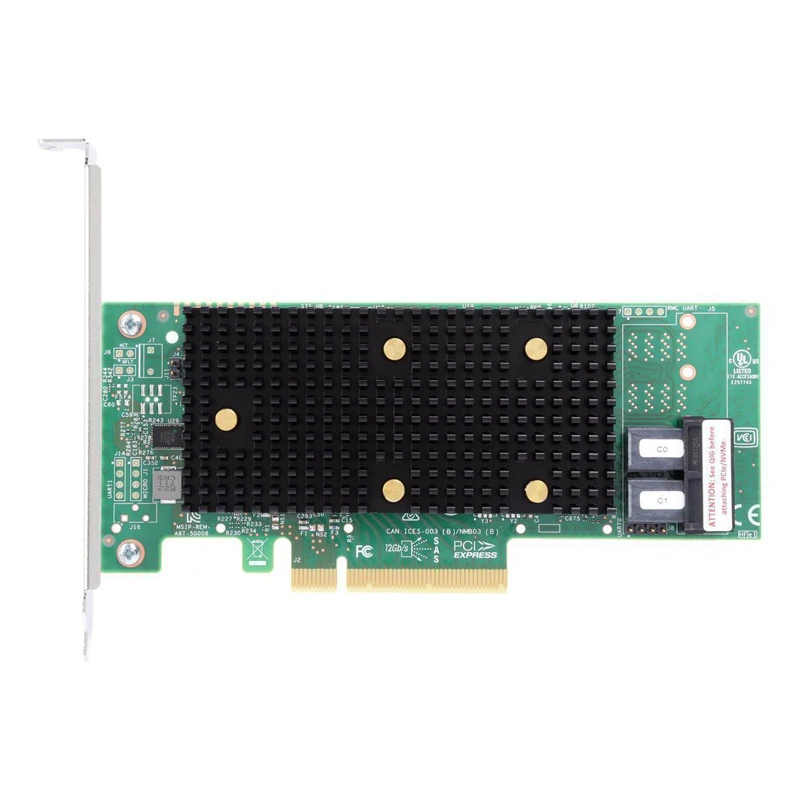 Para Broadcom MegaRAID LSI 9440-8I RAID 0/1/10/5 SAS/SATA/NVMe PCIe 3,1x8 12Gbps tarjeta RAID LSI SAS3408 100% probado de alta calidad