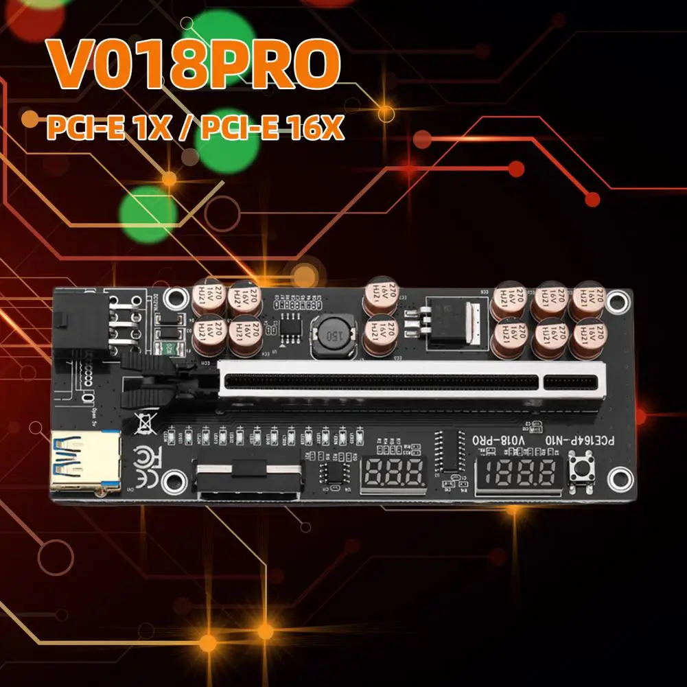 PCI-E Adapter Thẻ Tốc Độ Cao PCI-E Chuyển Đổi Thẻ PCI-E 1X Để 16X PCI Express Riser Bộ Chuyển Đổi Thẻ