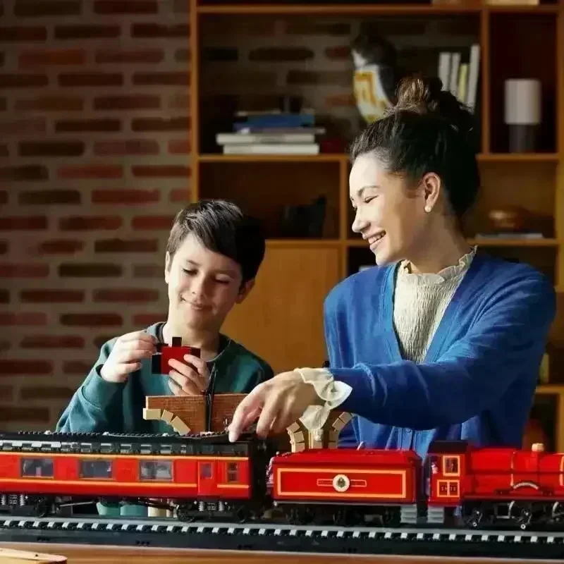 منتج جديد 5129 قطعة هوجورتس اكسبرس محطة القطار جامع الطبعة تجميعها الصبي 76405 بناء الالعاب العملاقة هدية #5