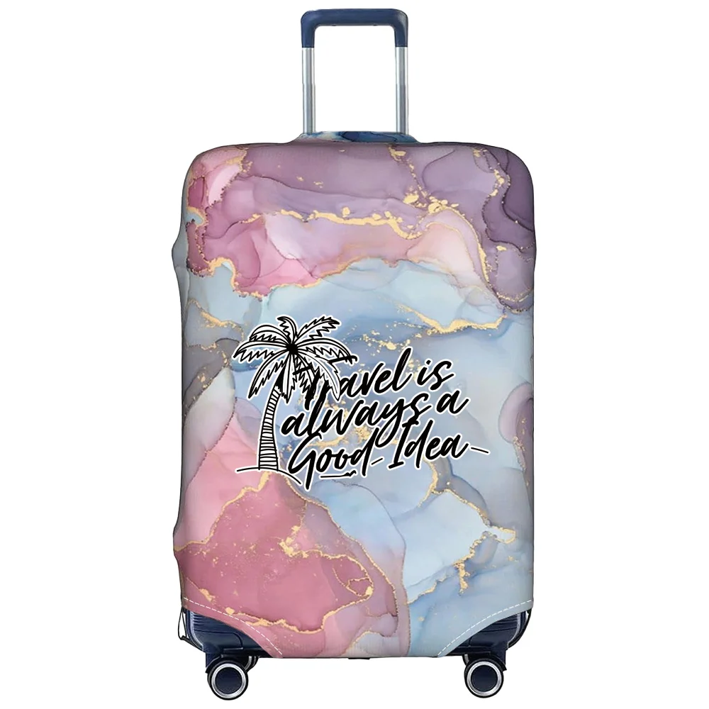 Luggage Cover Stretch Fabric Suitcase Protector Baggage Case for18-32 Inch Suitcase Case Print Travel Series Travel Organizer