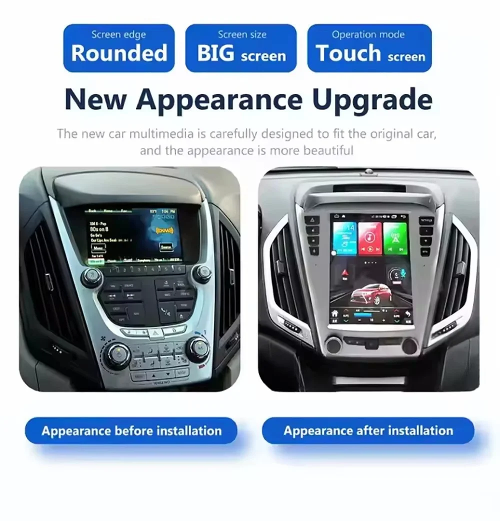 

Android 14 Car Radio For Chevrolet Equinox GMC TERRAIN CHEVY EQUINOX 2010 2011-2017 Multimedia Player Wireless Carplay Head Unit