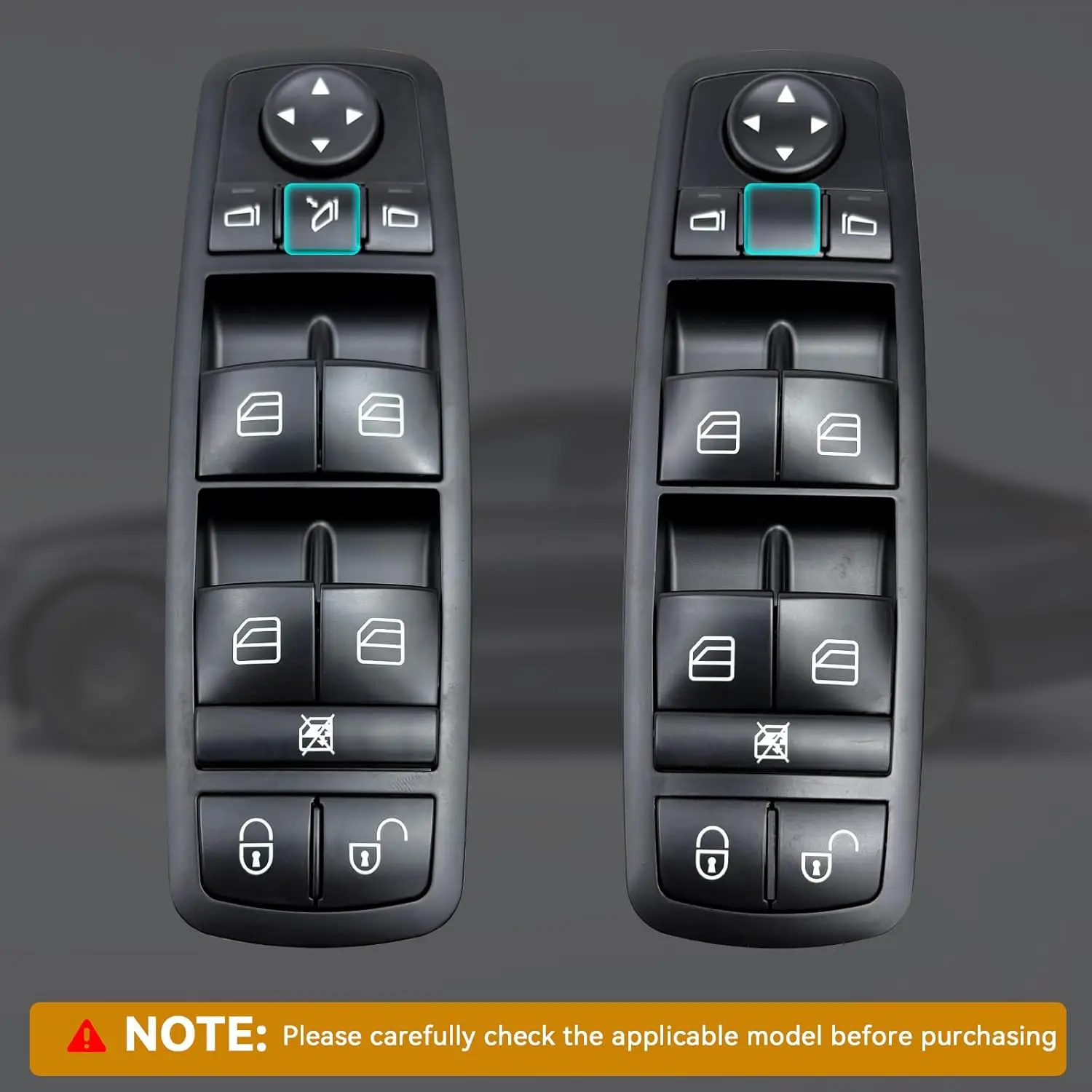 Driver Side Window Switch Power Master Control Window Switch for Benz W169 A Class W245 B Class A1698206710 (Power Fold Mirrors)