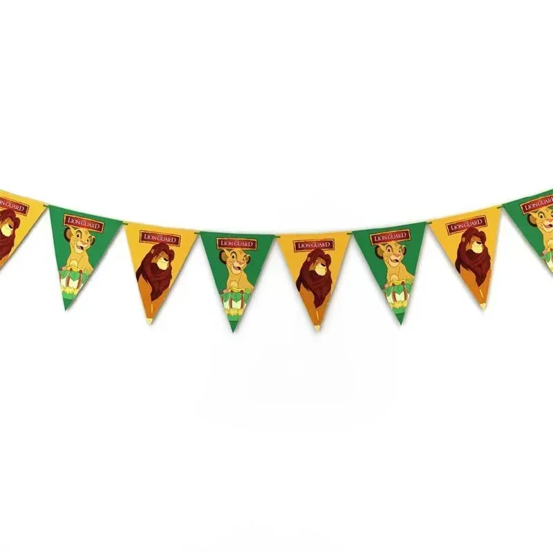 Simba König der Löwen Geburtstag Party Dekorationen Einweggeschirr Ballon Tischdecke Serviette Tasse Kuchen Topper für Kinder Babyparty