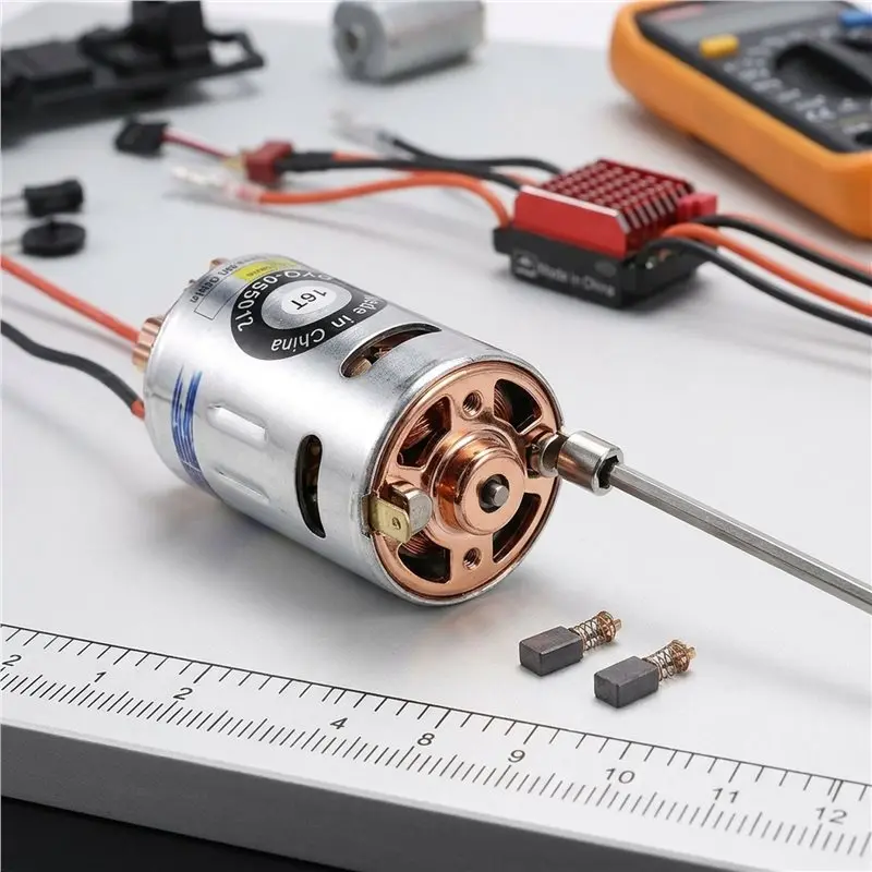 ABUM-High Voltage ESC 320A 550 16T Waterproof Brushed Motor T Plug Set For 1/10 For RC Crawler SCX10 D90 Traxxas Axial Tamiya