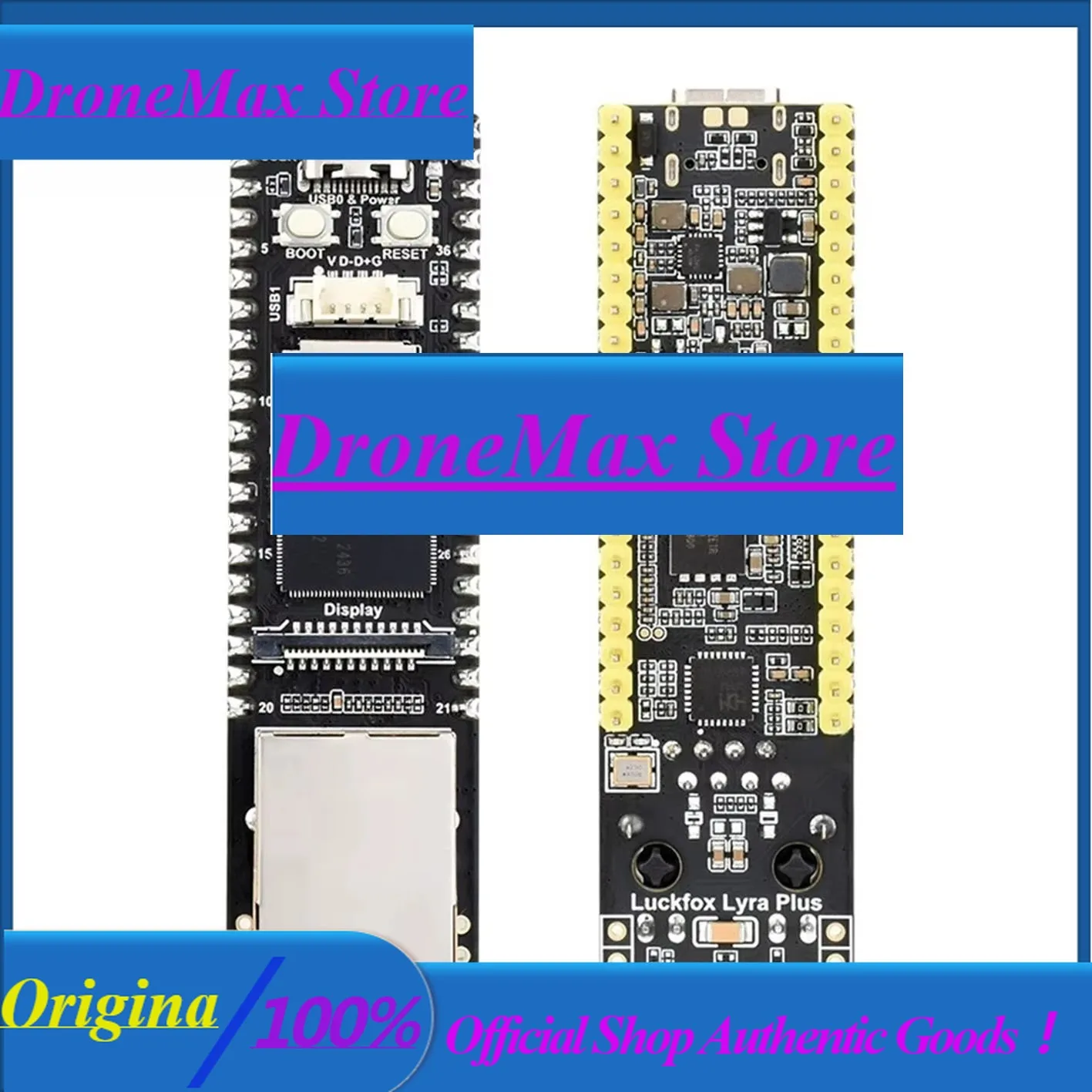 DroMaLuckfox Lyra Plus RK3506G2 Micro Linux Development Board Multi Core Heterogeneous Architecture With Ethernet Port Embedded