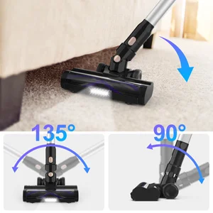 1x UMLO V11 Cordless vacuum cleaner, 30kPa 300W cordless vacuum cleaner, 6 in 1 Light vacuum cleaner, 60 minutes 4000mAh battery