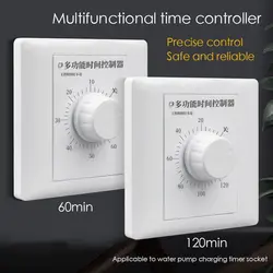 Safe Wide Application 220V 10A Timer Switch Mechanical Countdown Time Control Interruptor 60/120 Min