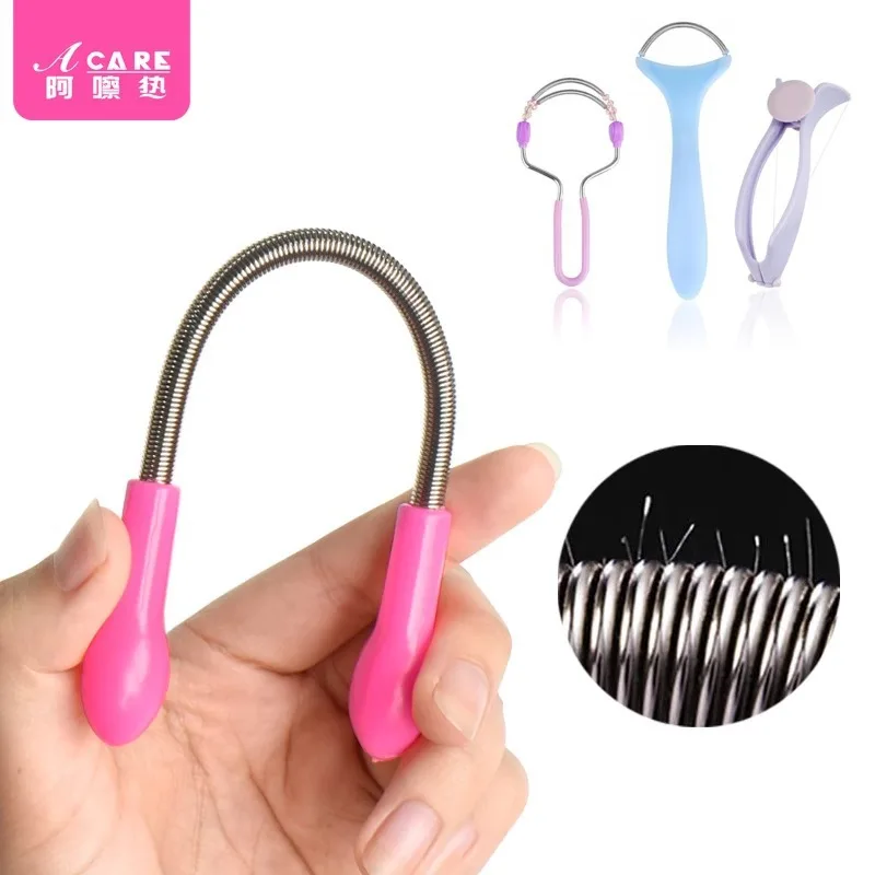 

DX01/Hair remover/Face/A1PQ0-Easy-to-Use Facial Hair Removal Roll Surface Manual Spring Sweat Sticking Tool Lip Hair