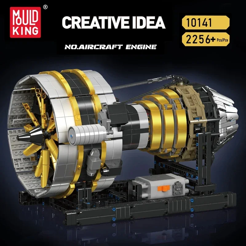 NEW Maneuverable turbine engine 2256pcs Model Buiding Kit Block Self-locking Bricks Birthday Christmas Holiday Gift