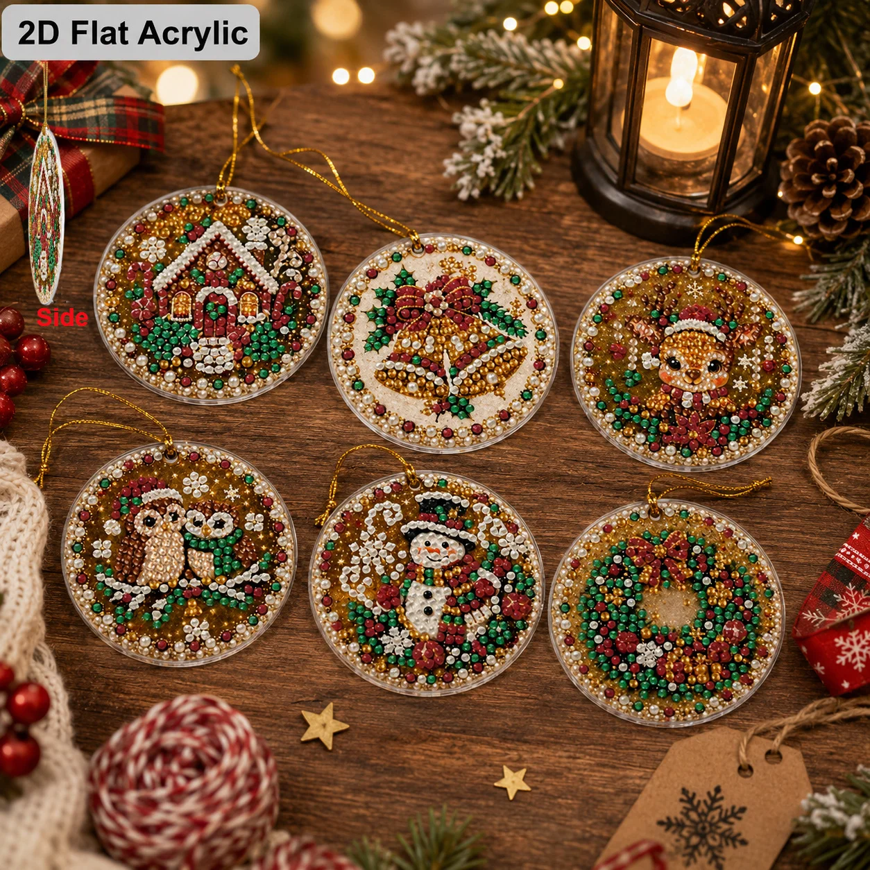 طقم رسم بالماس ثنائي الأبعاد، - مراجعة Home Fragrance Gingerbread وسعره